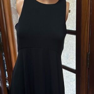 Athleta Dress Womens S Black Sleeveless Tank Knit Casual Midi Stretch